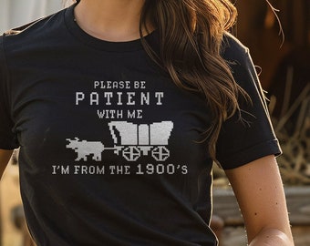 Chemise drôle Oregon Trail : t-shirt de style rétro des années 1900
