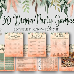 Dinner Party Game | Dinner Games | Dinner Table Games | Dinner Party | Fun Dinner Party Games | Happy Hour Games | Party Game