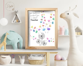 Presente de agradecimento ao professor com impressão digital: lembrança personalizada para impressão (download instantâneo)