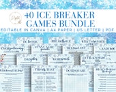 Icebreaker Games Bundle: 40 Fun Party Games (PDF & Canva)