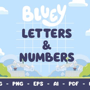 Blue Style Font for Cricut Silhouette Word, Bluey Font, Heyam Pro TTF, Blue Alphabet Font, Blue dog Cut Files for Cricut
