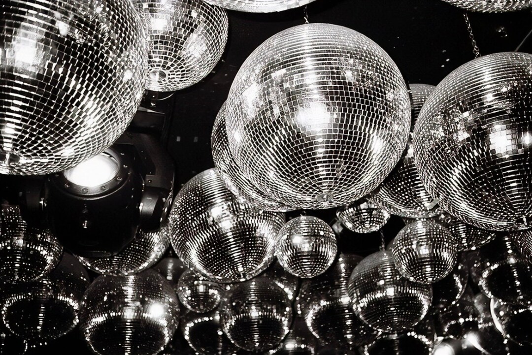 Disco Ball Printable PDF Poster - Etsy