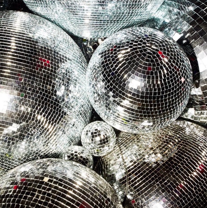 Disco Ball Printable Poster PDF - Etsy