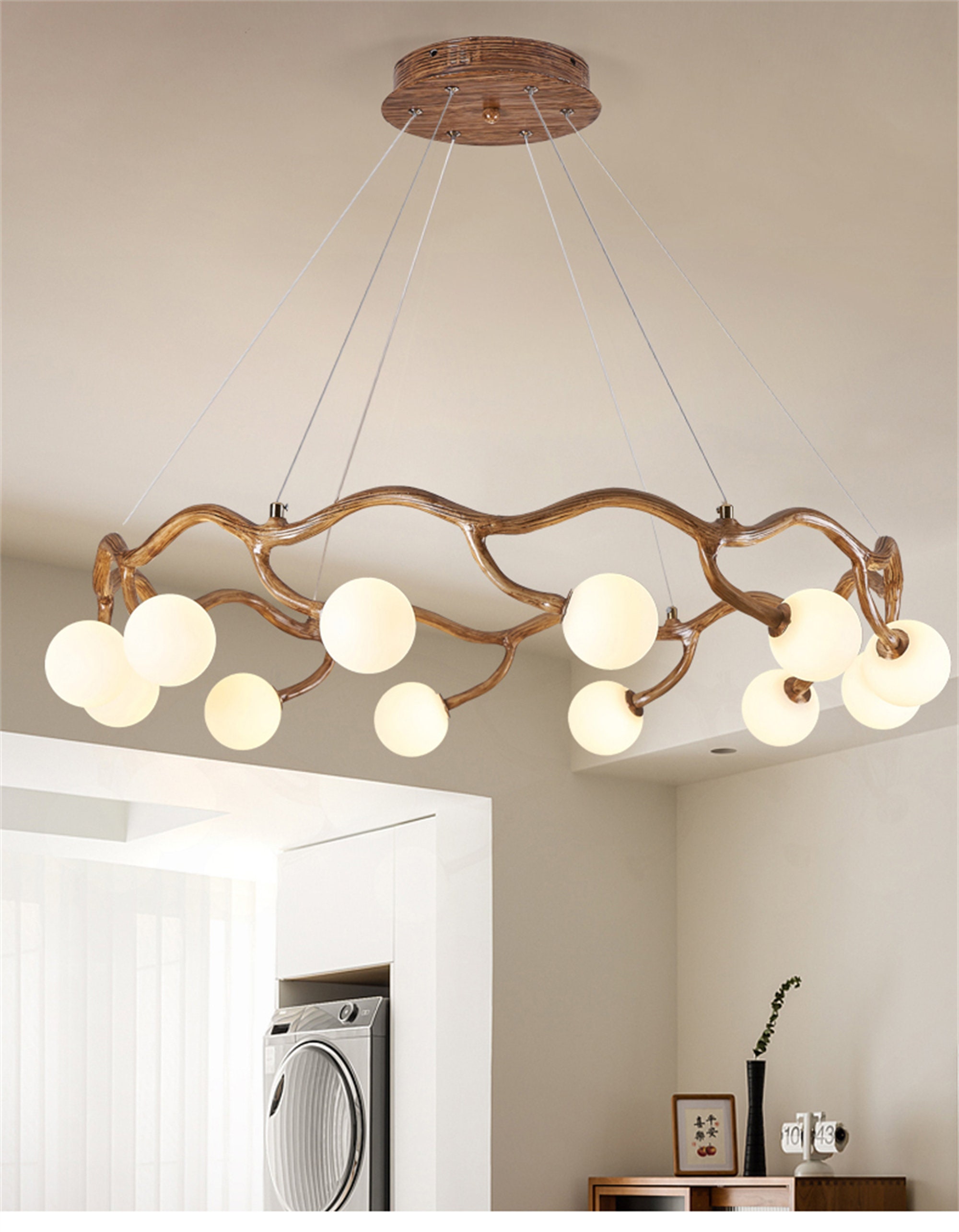 Round branch-shaped chandelier - Lighting