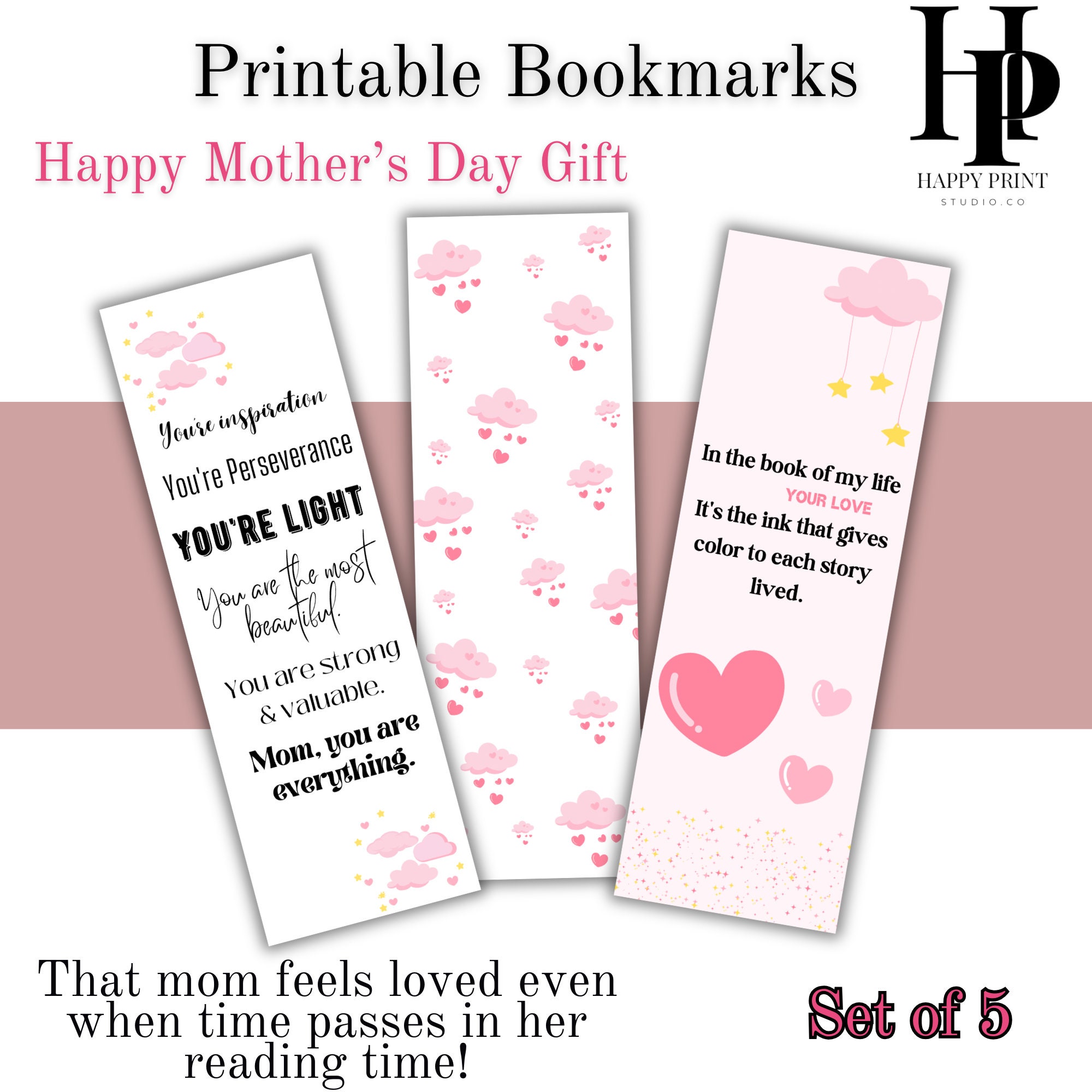 Printable Mother s Day Bookmark Template Mom Bookmark/ Special Mom Printable Mother s Day Bookmark Template Mom Bookmark/ Special Mom