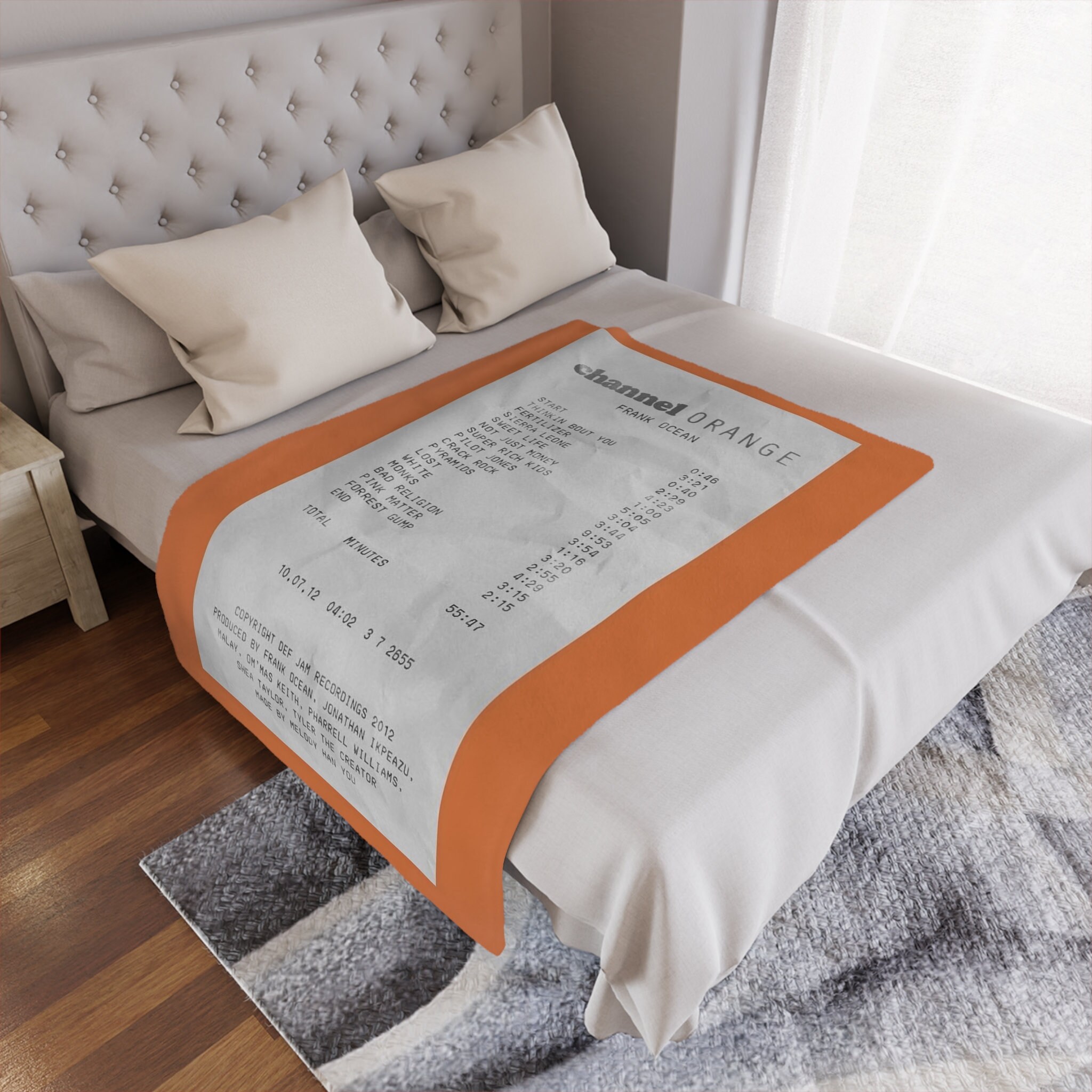 Channel Orange - Frank Ocean Tracklist Blanket!