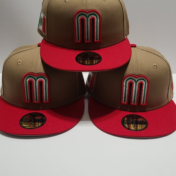 Mexican Baseball Fitted Hat Etsy
