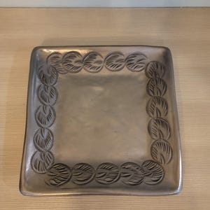 Oaxacan Decorative Black Clay Pottery decorative Key Tray
