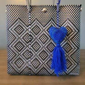 Mexican Handwoven XL Bag/Tote Made With Recycled Plastic - Beach Bag - Grocery Bag - Everyday Adventure Tote
