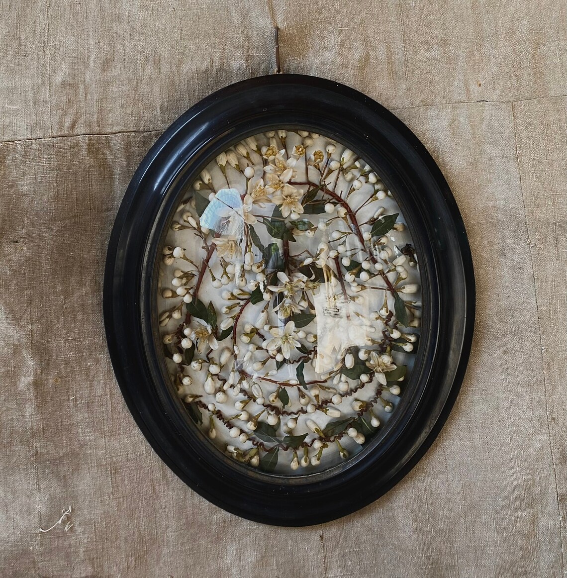 Antique French Bridal Frame, Curved Blown Glass, Napoléon Etsy