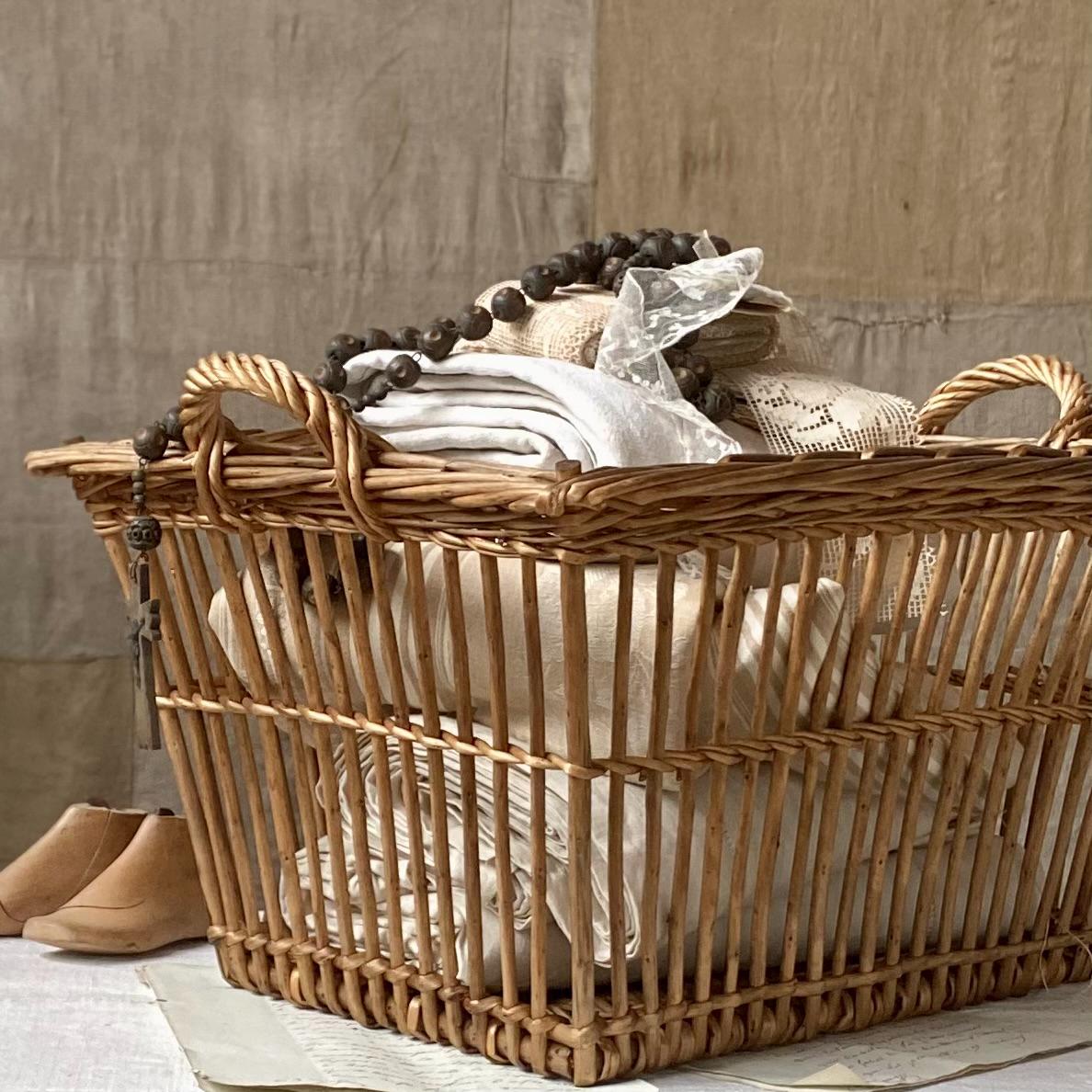 Old French Basket - Etsy