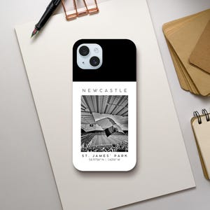 Newcastle United Tough Phone Case - St James' Park Toon Army Design - Ultimate Protection image 1