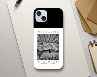 Newcastle United Tough Phone Case - St James' Park Toon Army Design - Ultimate Protection