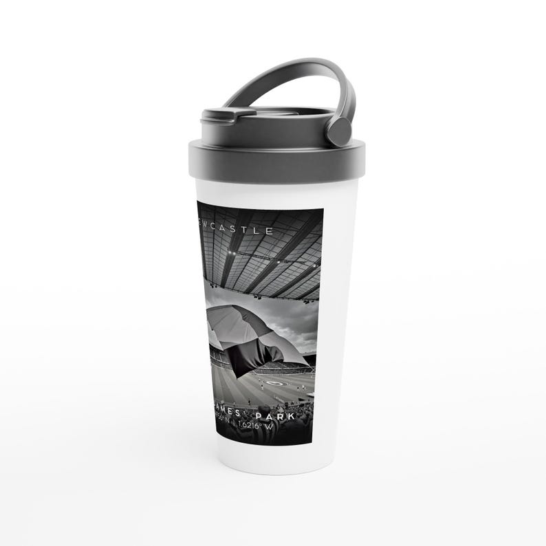 Newcastle United Travel Mug: St James Park Toon Army Design image 3