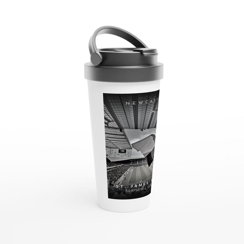 Newcastle United Travel Mug: St James Park Toon Army Design image 1