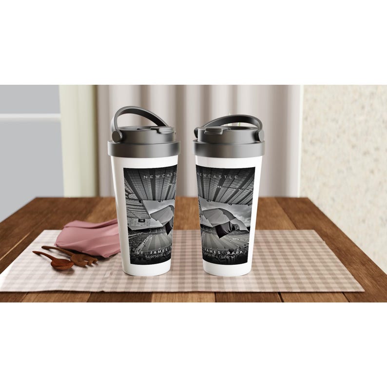 Newcastle United Travel Mug: St James Park Toon Army Design image 5