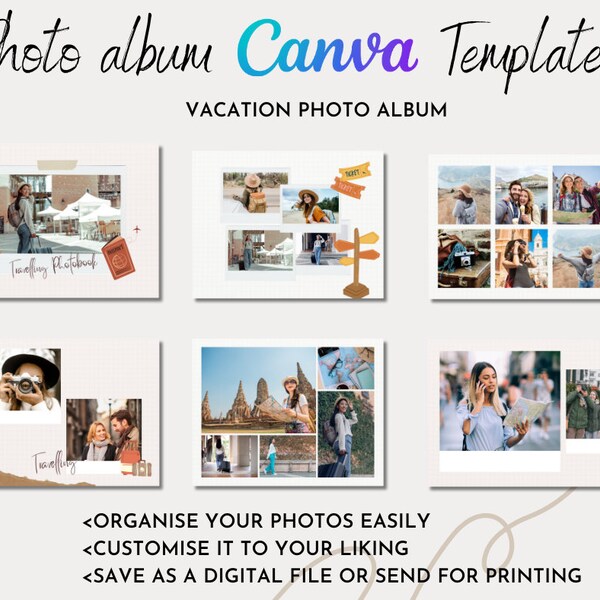 Canva Album Template Etsy