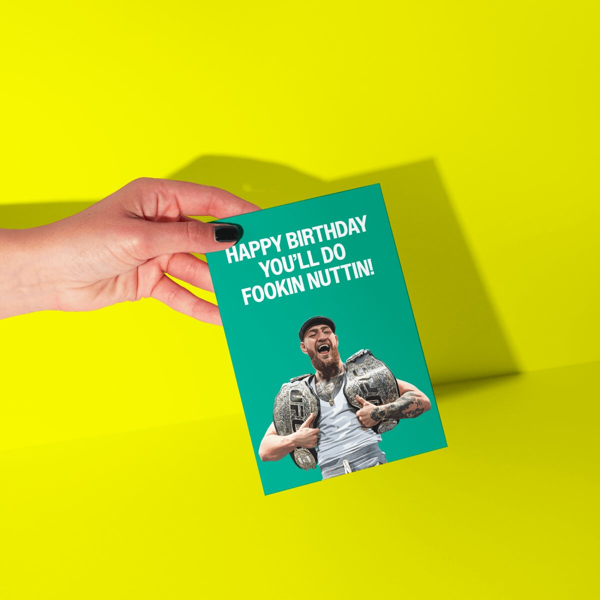 Funny Conor Mcgregor Birthday Card UFC Greeting Card A5 - Etsy