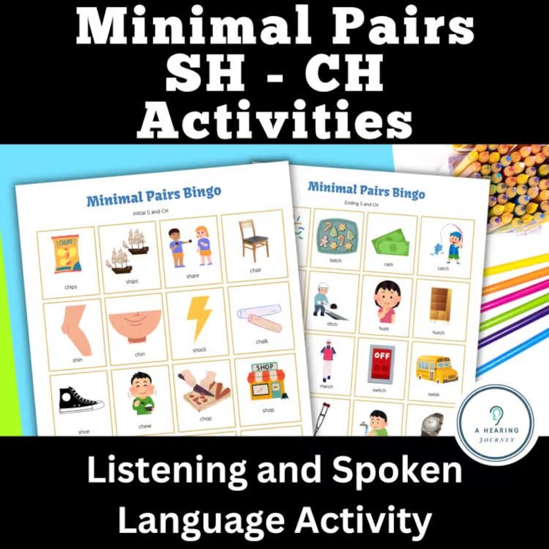 Minimal Pairs SH and CH Game for Deaf and Hard of Hearing Kids ...