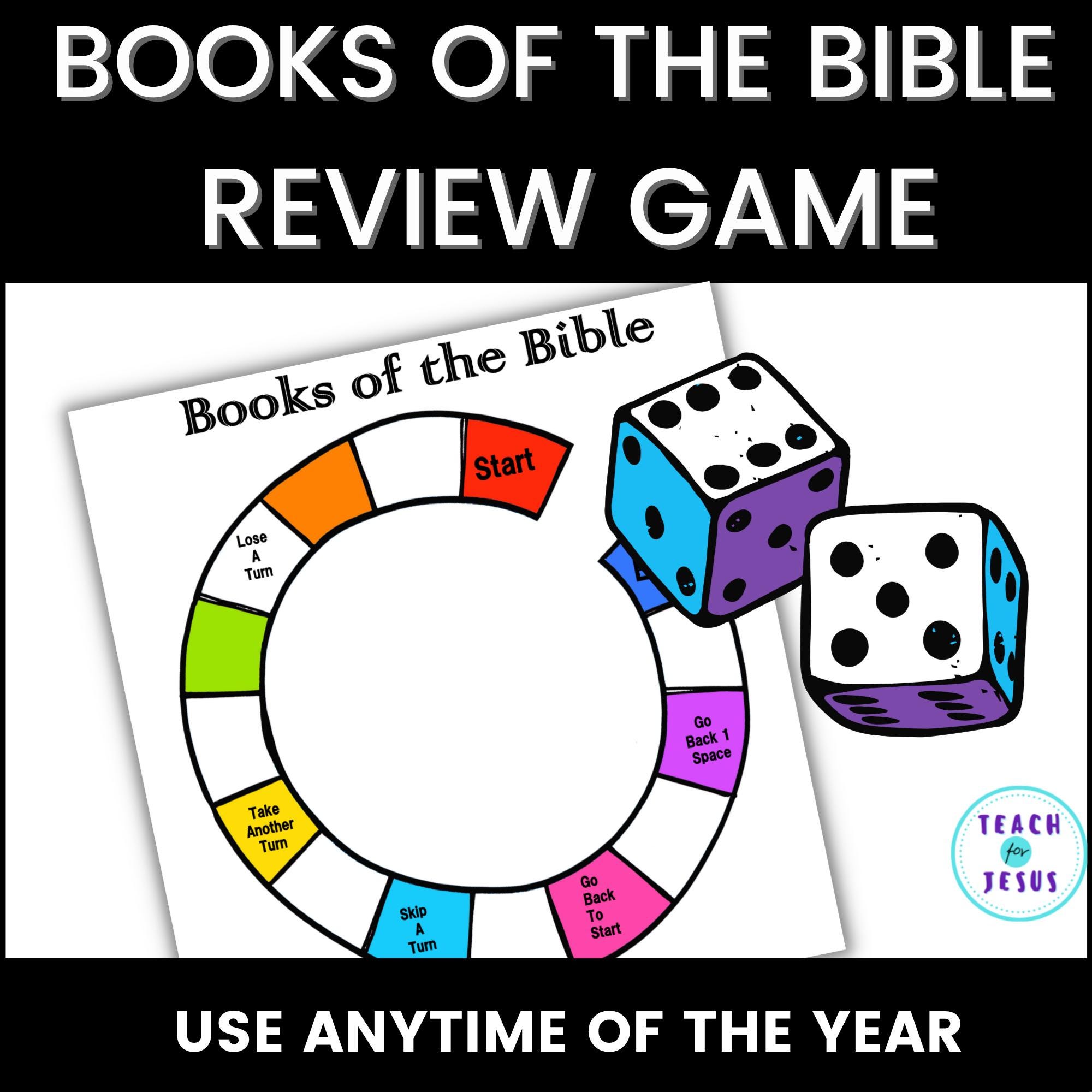 Books of the Bible Review Game for the Old and New Testament for Sunday ...