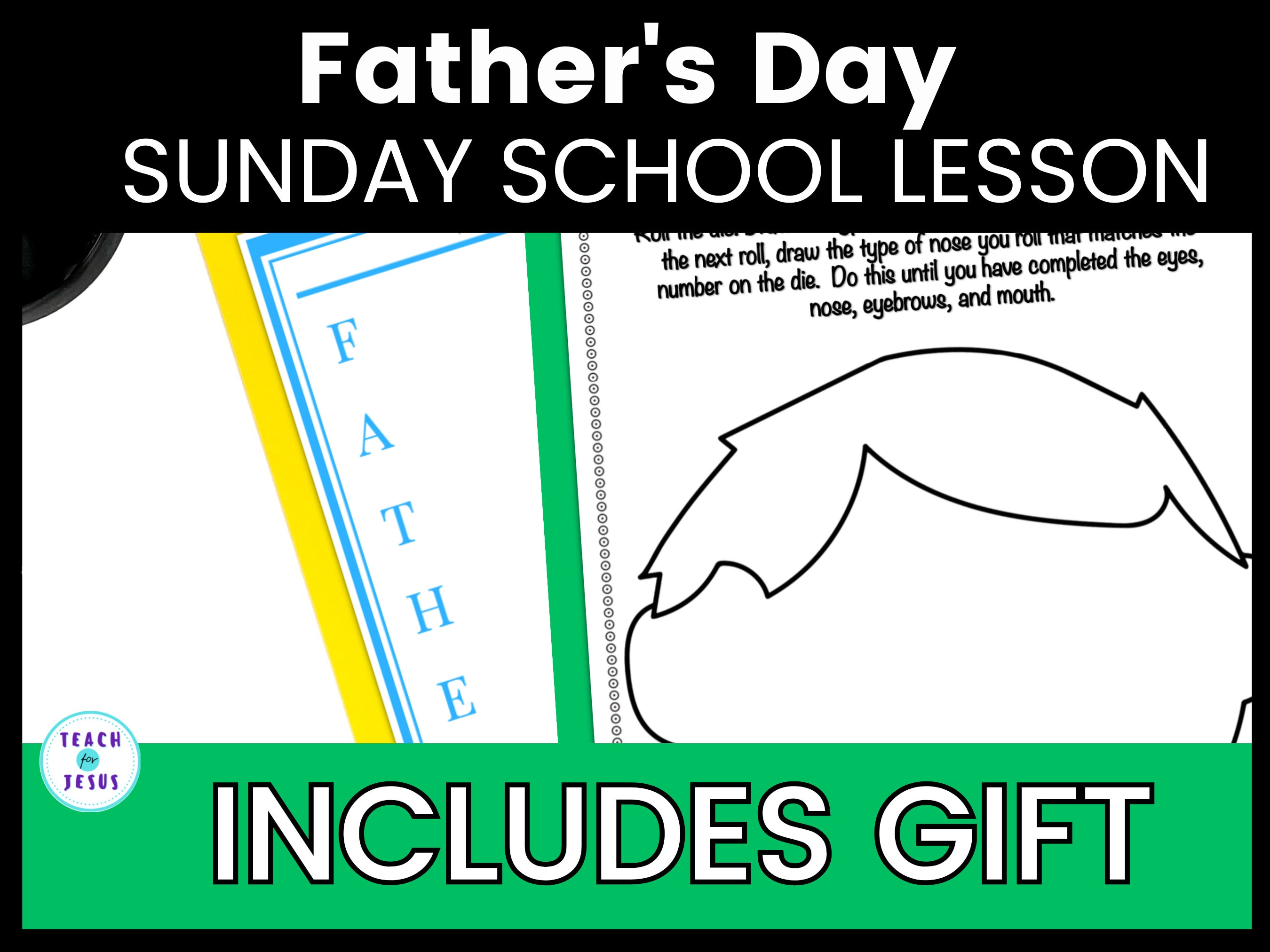 Father's Day Lesson for Sunday School Bible Lesson in June Etsy