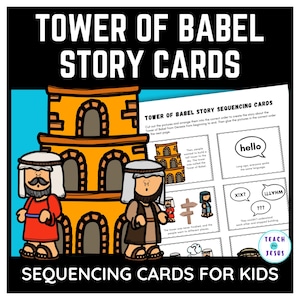 Der Turmbau zu Babel Bibel-Reihenfolge für den Sonntagsschulunterricht, Vorschule, Kindergarten, 1.Klasse