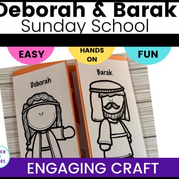 Deborah and Barak Craft Activity For Sunday School Kids