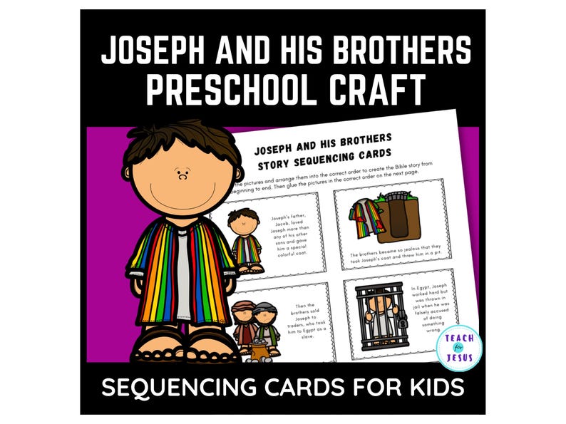 Joseph and His Colorful Coat and Joseph's Brothers Bible Story ...