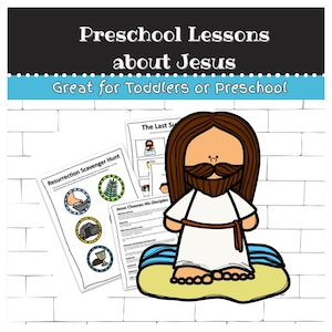 Preschool Bible Crafts, Lessons and Curriculum with Printable Activities for Sunday School, Children&#39;s Church, Kindergarten,  Kids Ministry