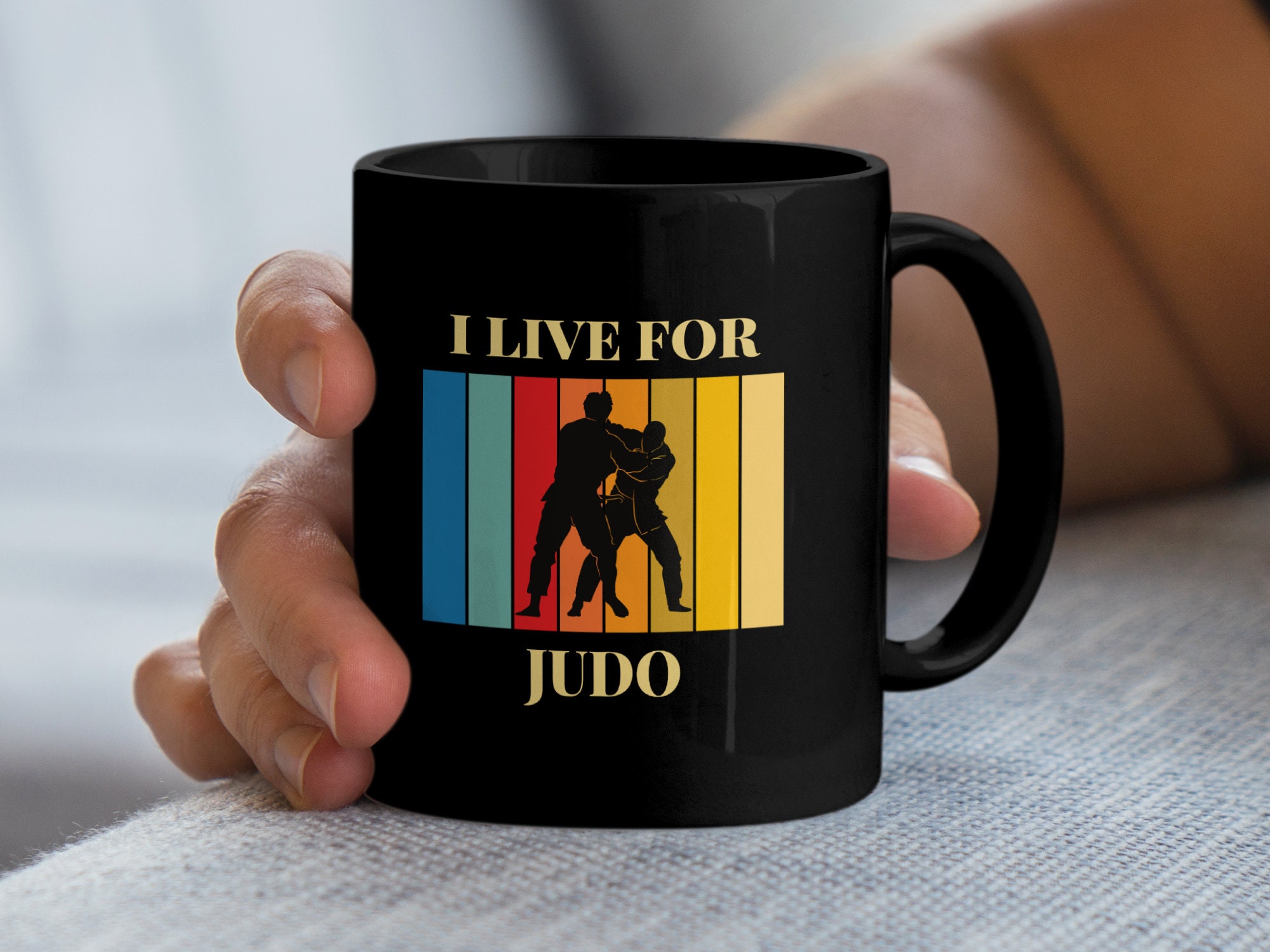 I Live for Judo Mug Cool Sports Coffee Mug Gift for Athlete