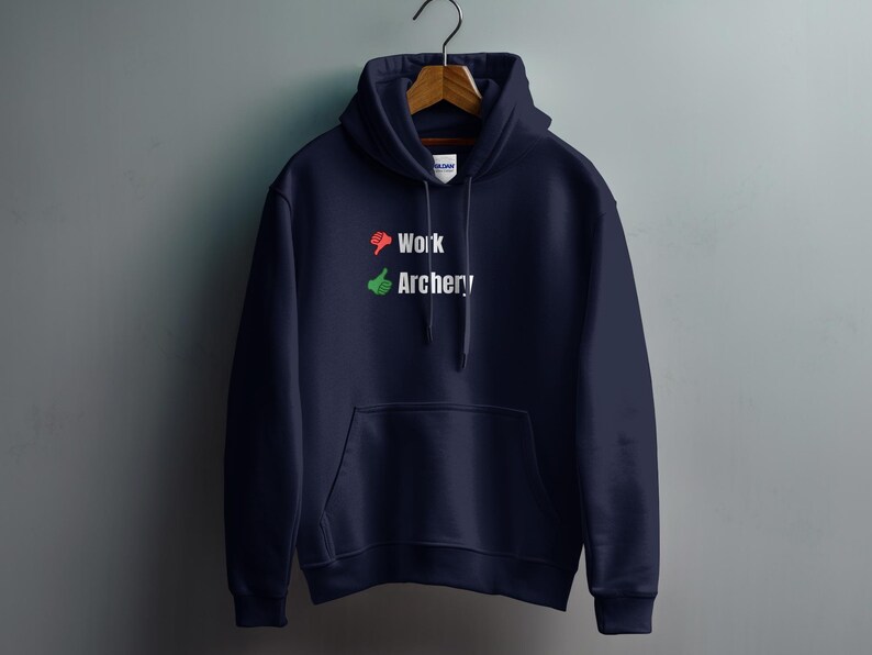 Archery Hoodie Funny Archery Hooded Sweatshirt Archery Gift Hoodie for