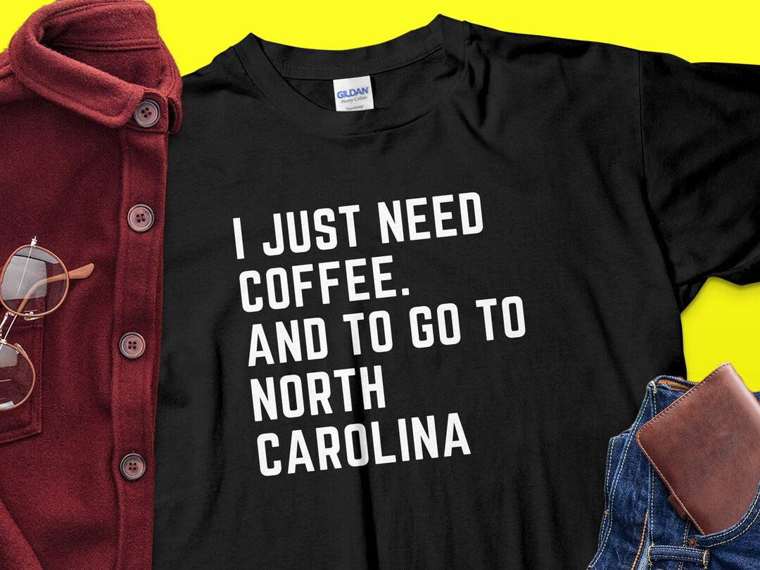 North Carolina Shirt Funny Tshirt US State Shirt for Travel Tee
