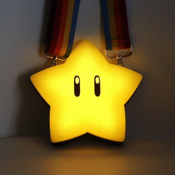 Starlight Satchel: Light-up Star-shaped Crossbody Bag 