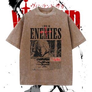 I Have No Enemies Thorfinn T-shirt, The Man Who Ended His War Without a Sword inspirational T-shirt, A true Viking Graphic tee, Vinland saga