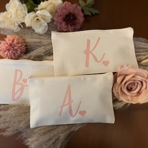Personalized Makeup Bag | Custom Makeup Bag | Birthday Gifts for her | Gifts for Bridesmaid