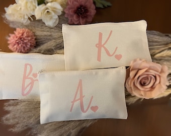 Personalized Makeup Bag | Custom Makeup Bag | Birthday Gifts for her | Gifts for Bridesmaid
