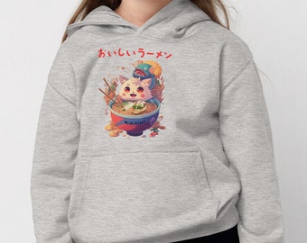 Sudadera con capucha niño Ramen Gato Hoodie