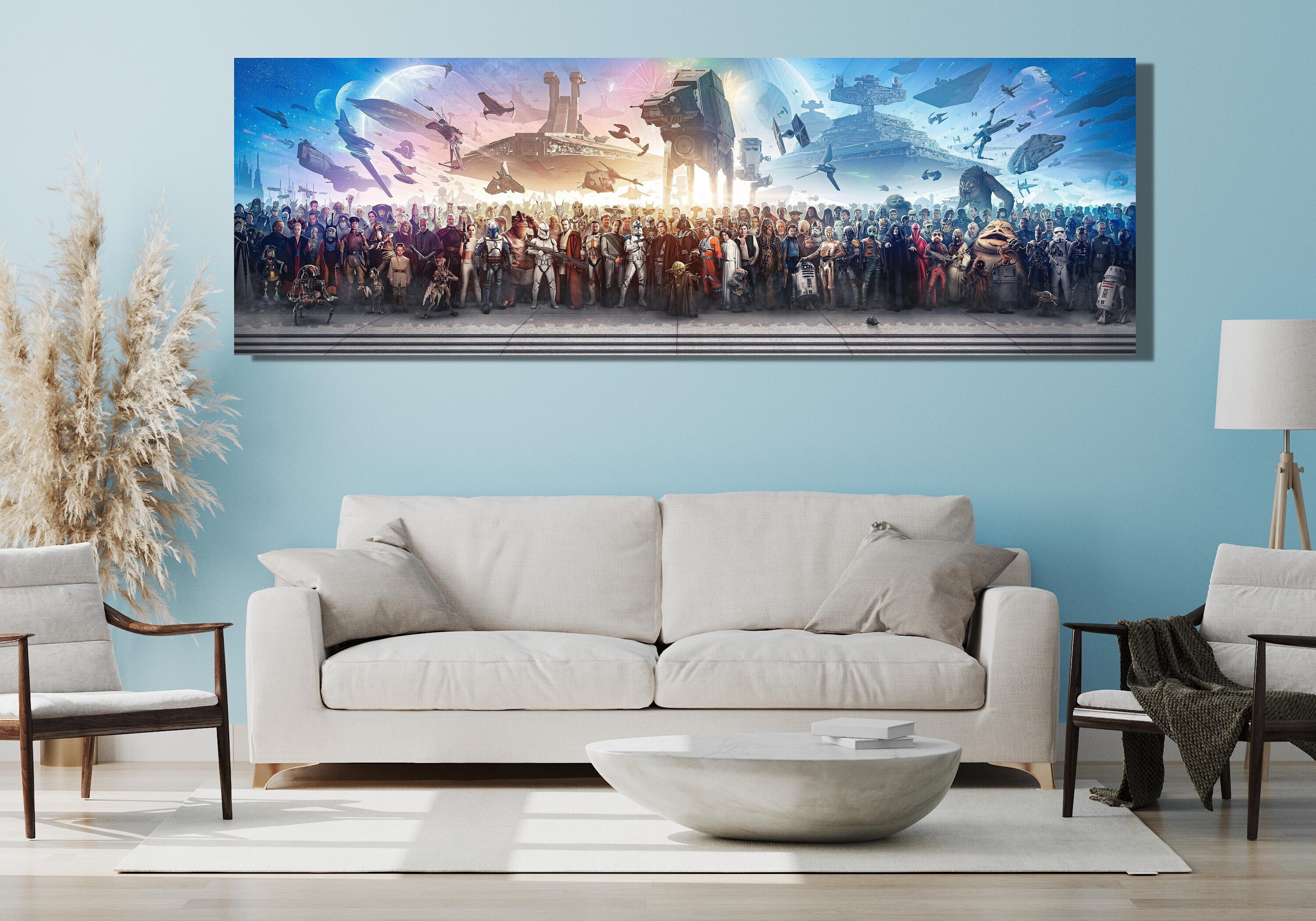 Star Wars Heroes Epic Space Movie Film Franchise Cool Wall Decor