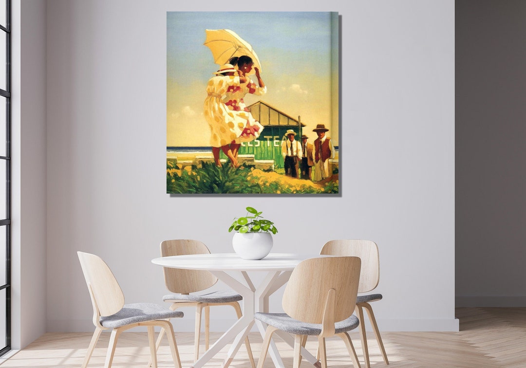 Jack Vettriano Canvas Wall Art Oil Painting on Canvas Jack Etsy UK