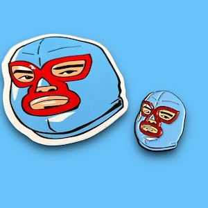 Nacho Libre  | luchador Inspired metal pin set |  Mexican wrestling pins | Mexico wrestling pins | lucha Libre pin | wrestling collectible