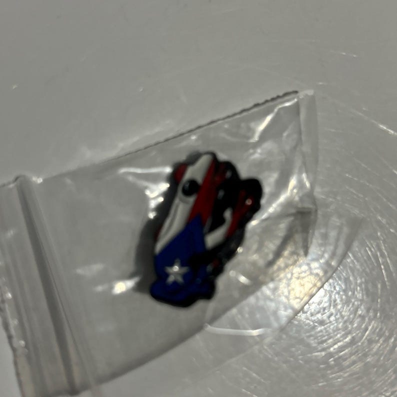 Puerto Rico / Puerto Rican Flag | Coqui Frog Metal Pin | Hat Pins ...