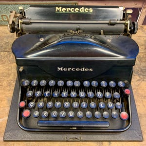Mercedes Prima Typewriter - Etsy