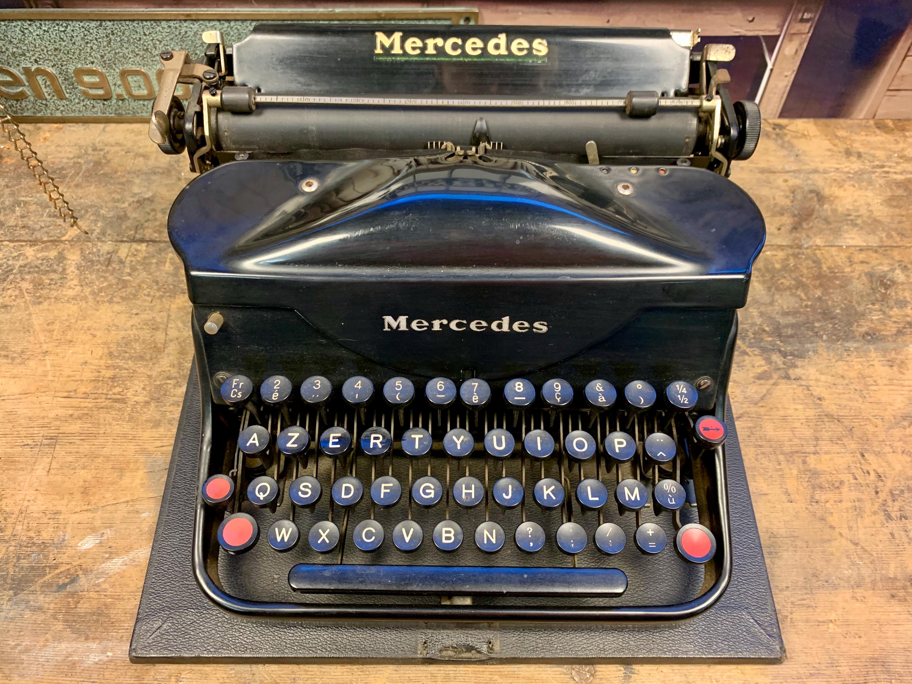 Mercedes Prima Typewriter - Etsy