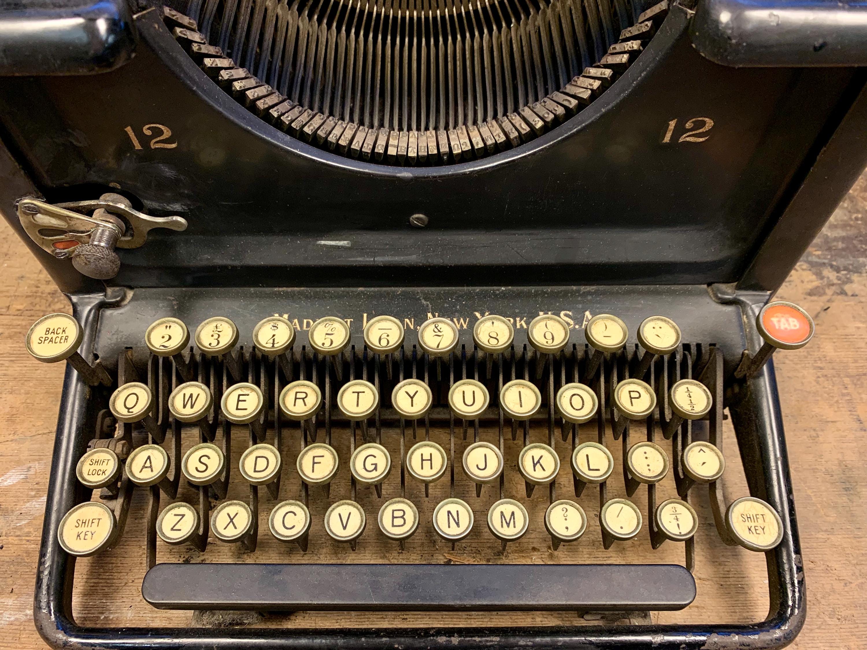 Vintage Antique Remington 12 Typewriter in 3-star Condition - Etsy