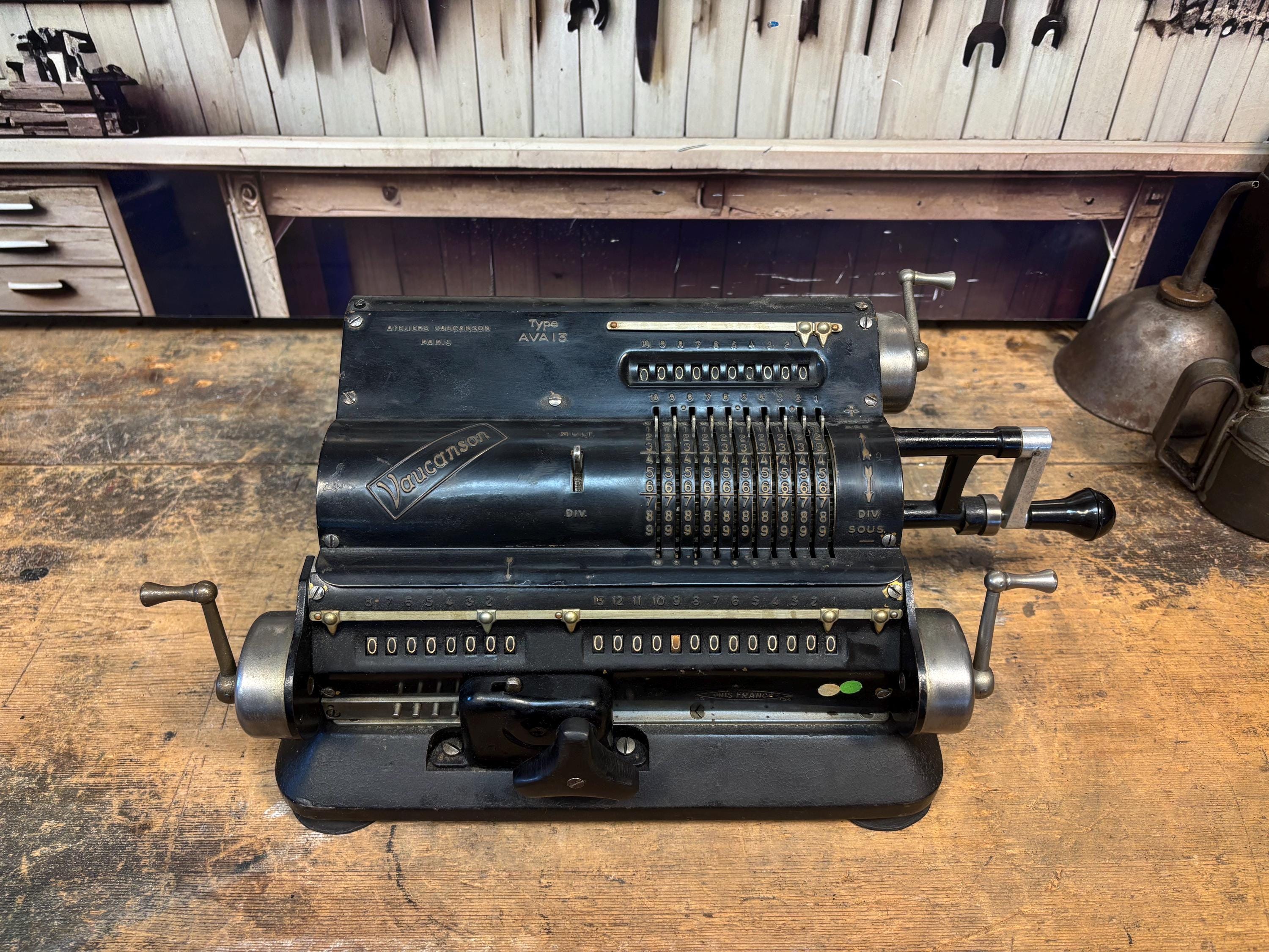 Mechanical Calculator Antique - Etsy