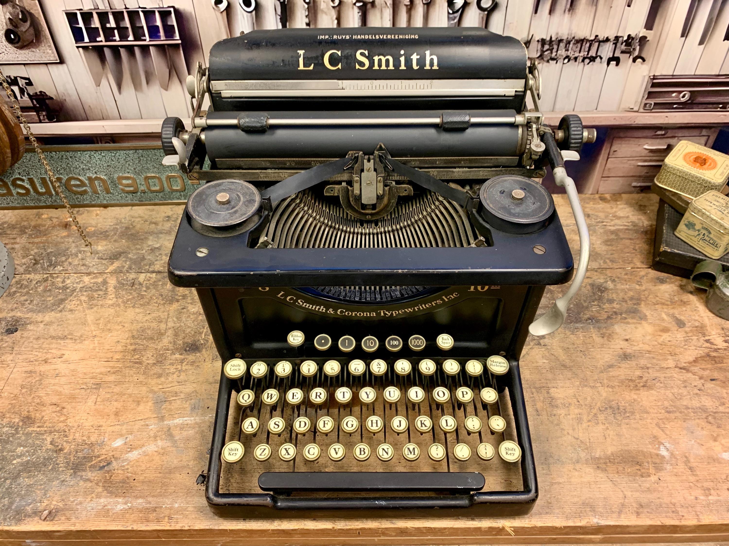 Antique l.c. smith and corona typewriter - Etsy 日本