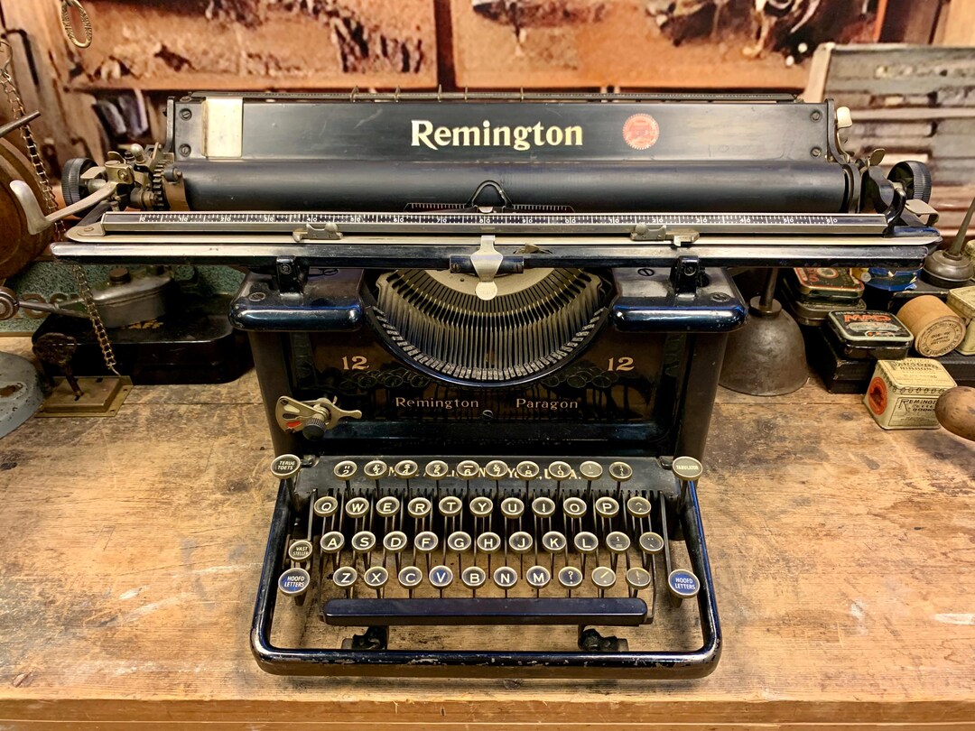 Vintage Antique Remington Paragon 12 Typewriter in 3-star Condition - Etsy