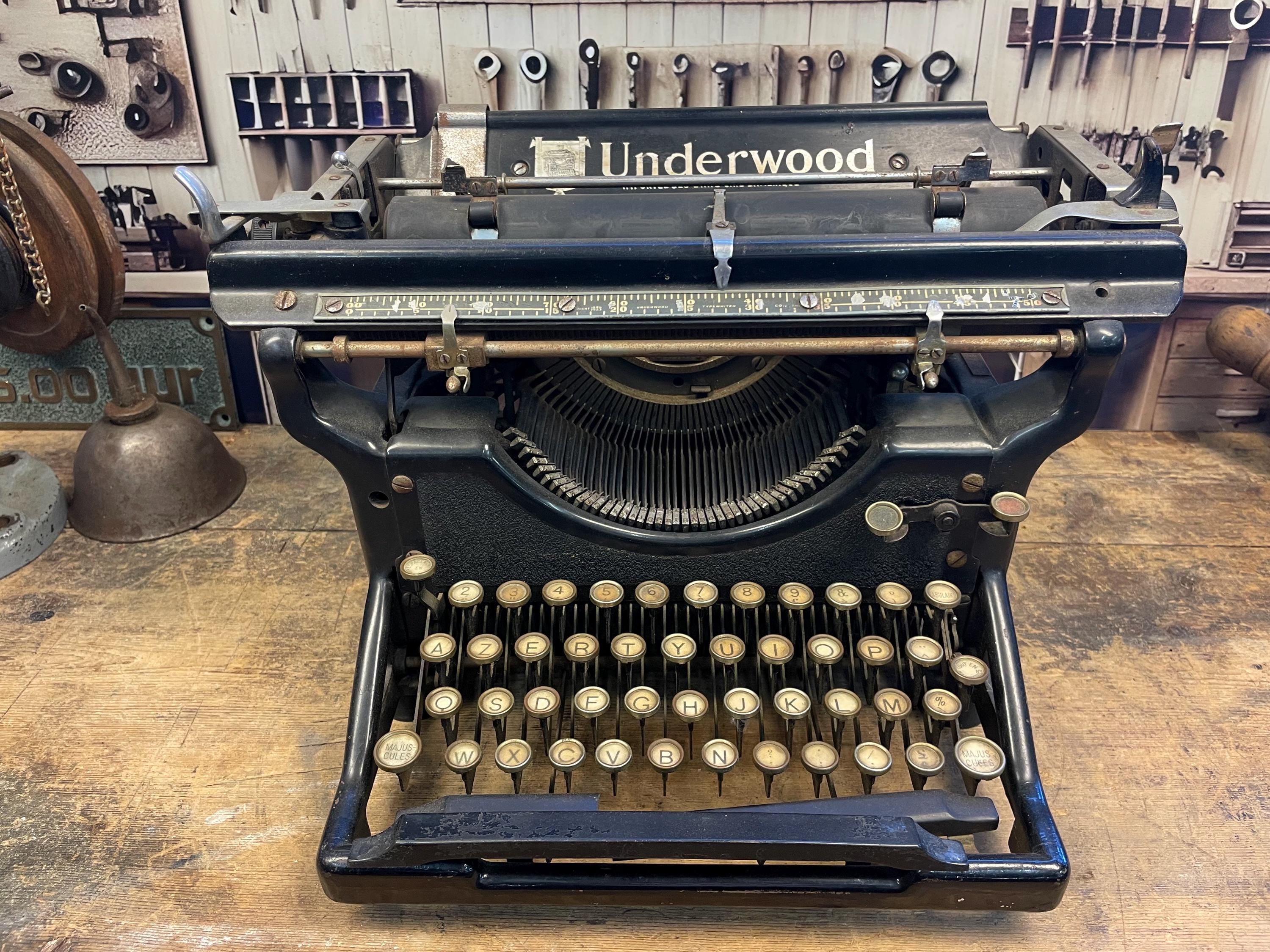 Antique Underwood Desktop Typewriter - Etsy