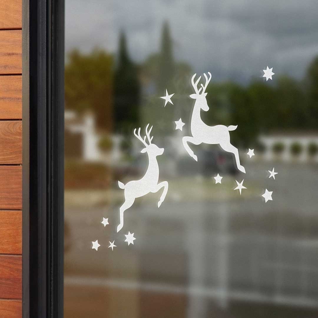 Christmas Bauble Window Decals, Hanging ornaments Decoration for Window, Christmas Window Decor, Christmas Window Decal, Advent Window Decor