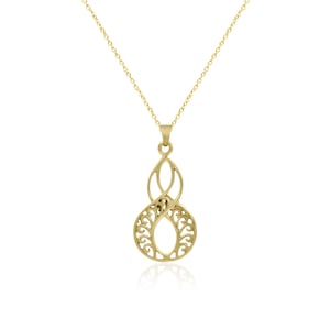Infinity Pendant Charm Chain Necklace Modern jewelry Brass Metal Handmade Fashion Pendant Double Infinity Charms Gift For Girls Women ONN-27